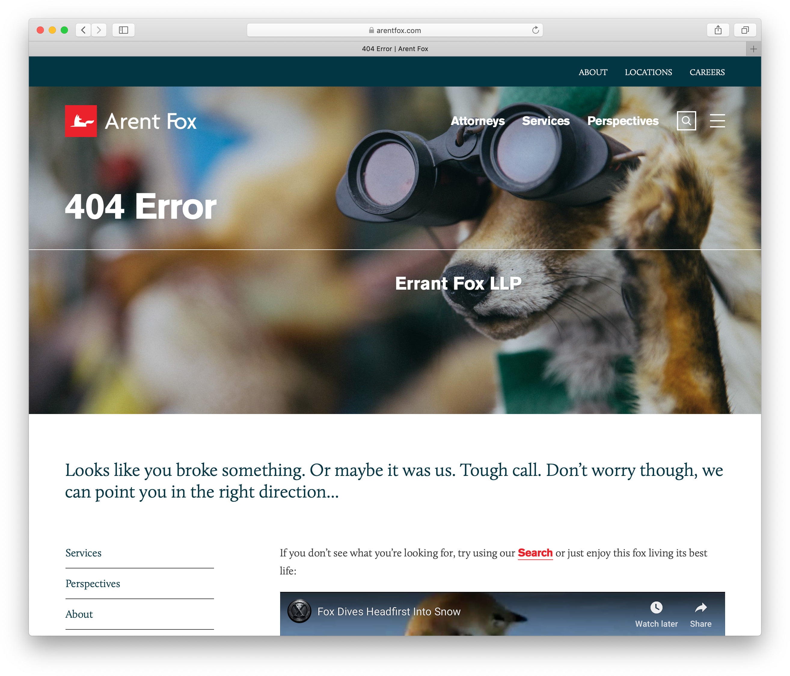 10 Examples of Fun 404 Pages - Clockwork Design Group, Inc