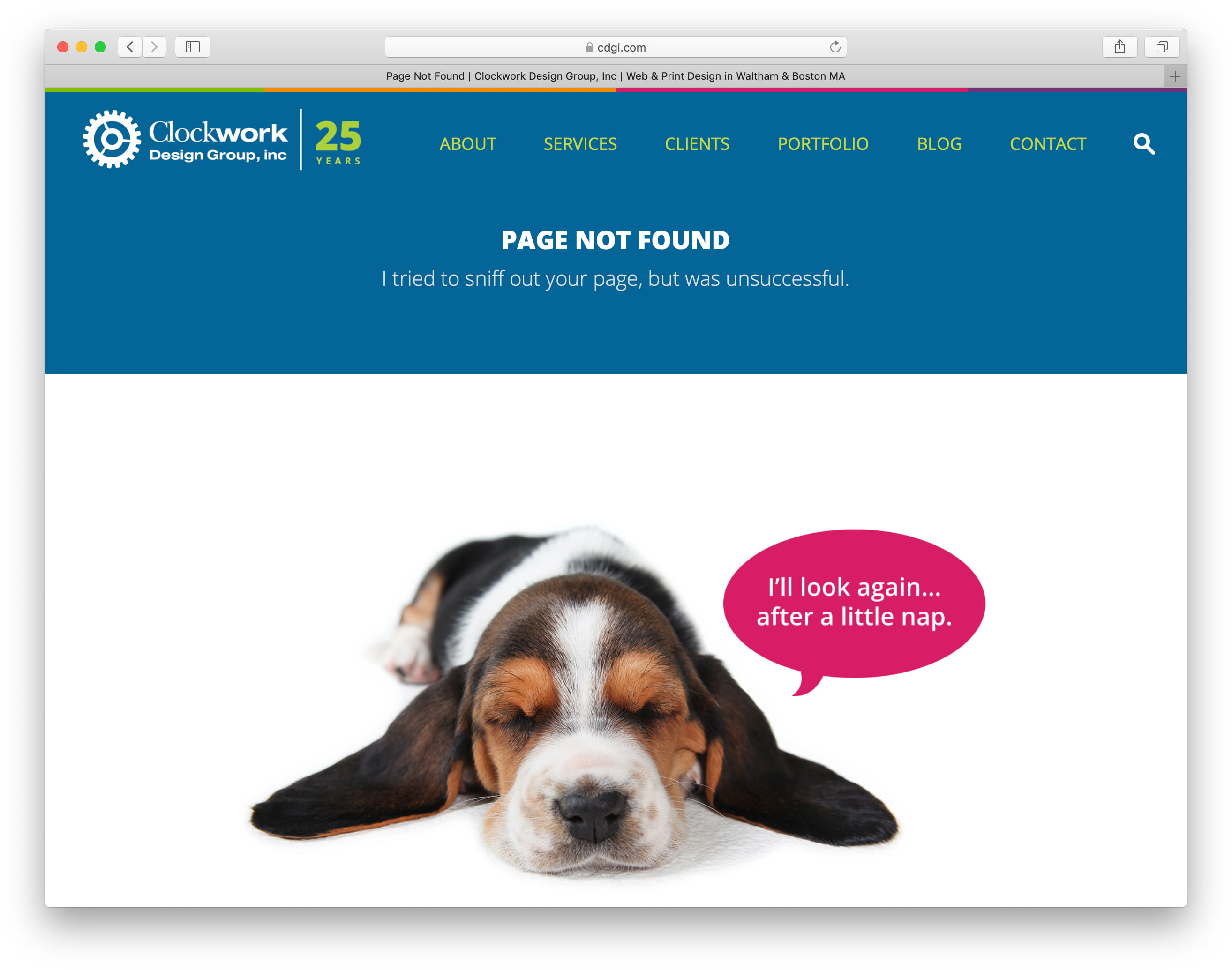 10 Examples of Fun 404 Pages - Clockwork Design Group, Inc