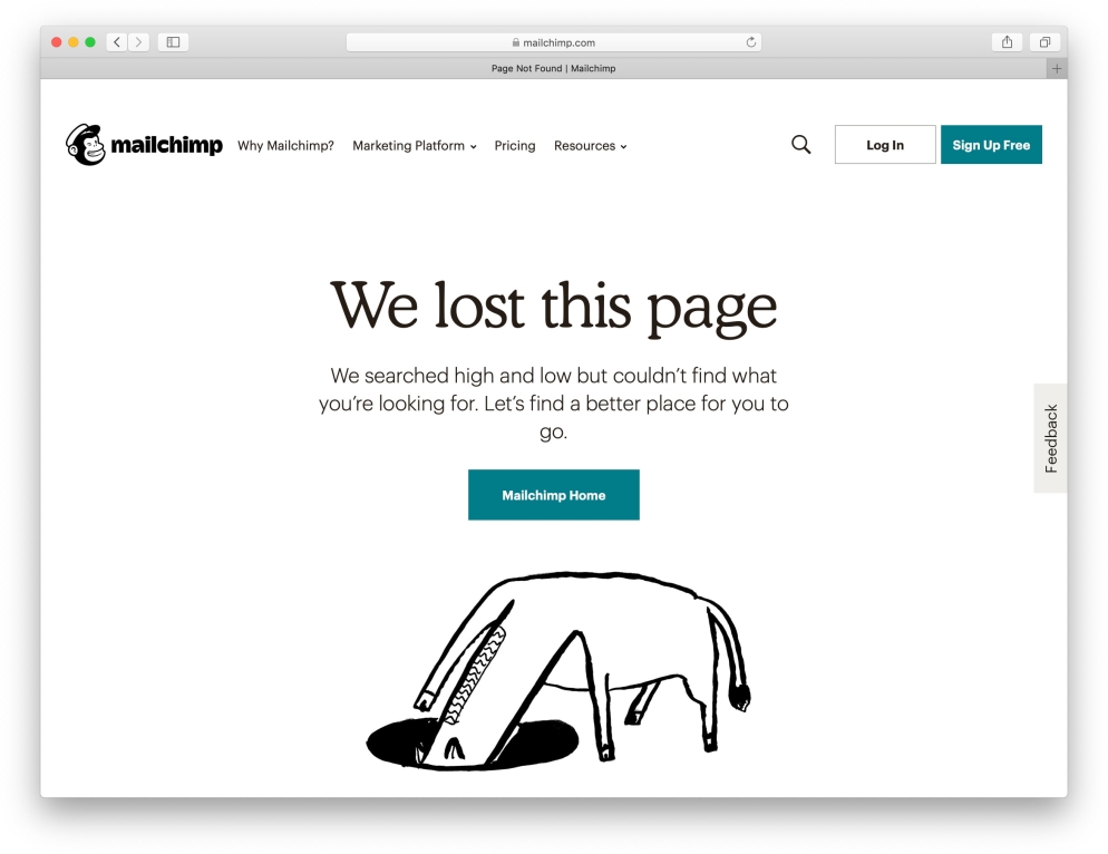 10 Examples of Fun 404 Pages - Clockwork Design Group, Inc