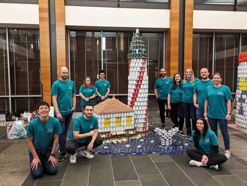 Nitsch participates in Canstruction