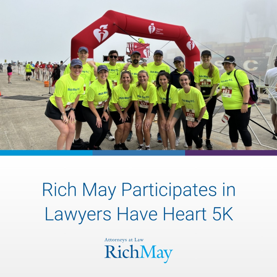Rich May participate in Lawyers Have Heart 5K