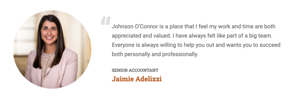 Johnson O'connor Employee Quote