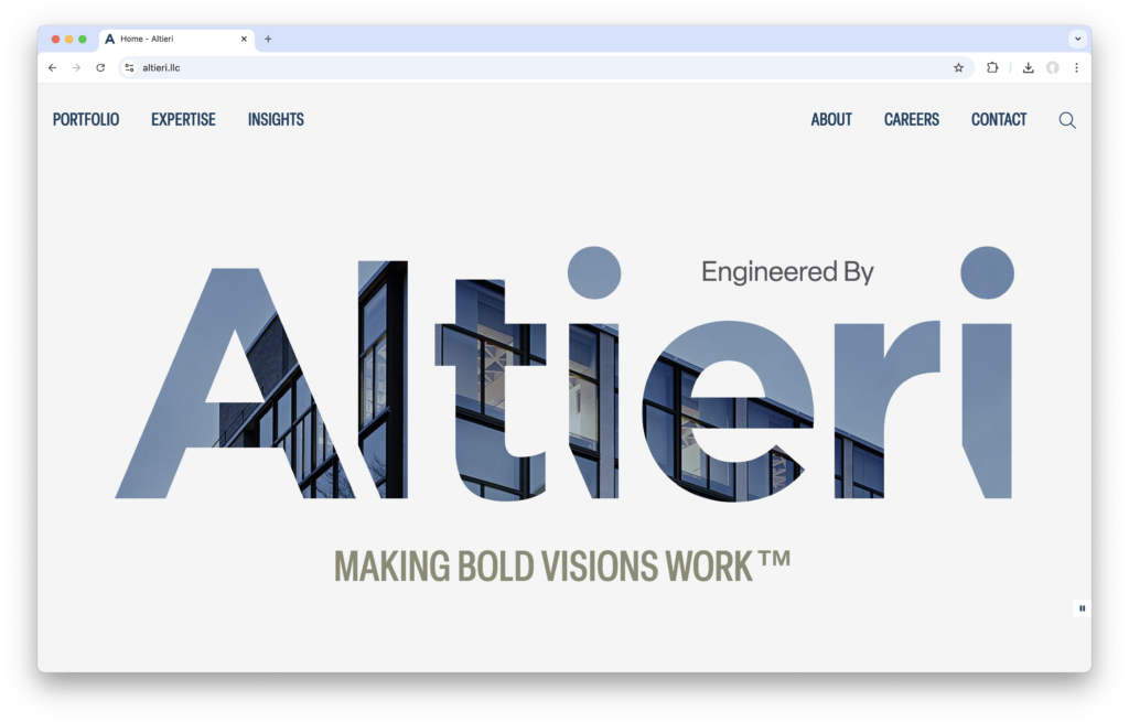 Altieri Homepage